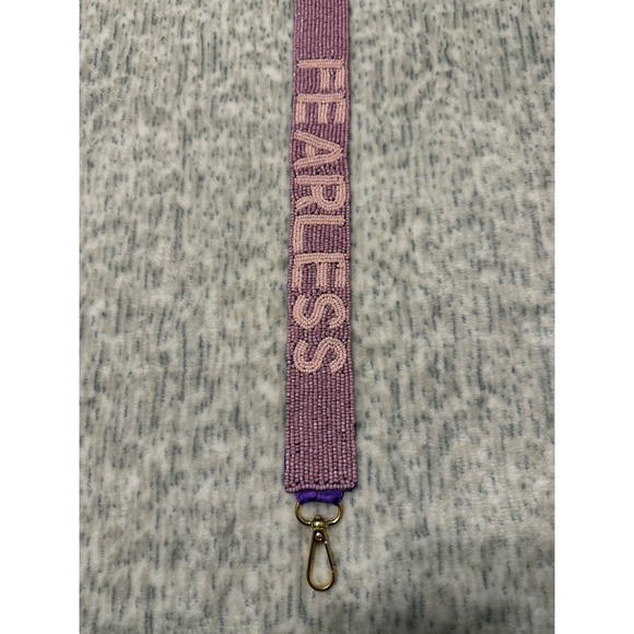 Taylor Swift Purple Beaded Purse Guitar Strap NWT Fearless 47 Inches - Picture 2 of 6